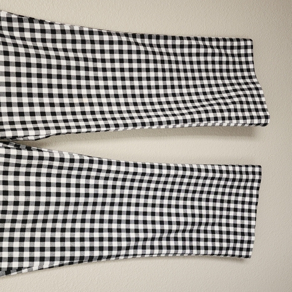 Free People Florence Checkered Crop Flare Pants - Picture 5 of 10